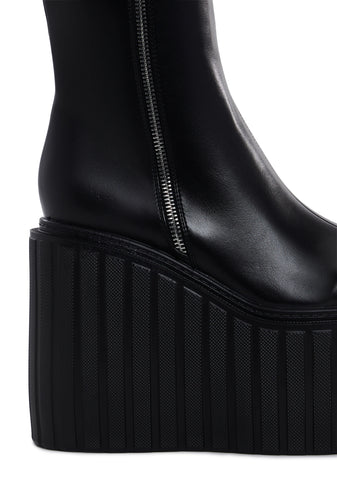 So Shallow Platform Boots