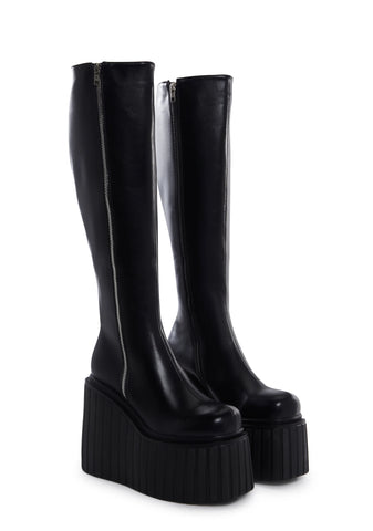 So Shallow Platform Boots