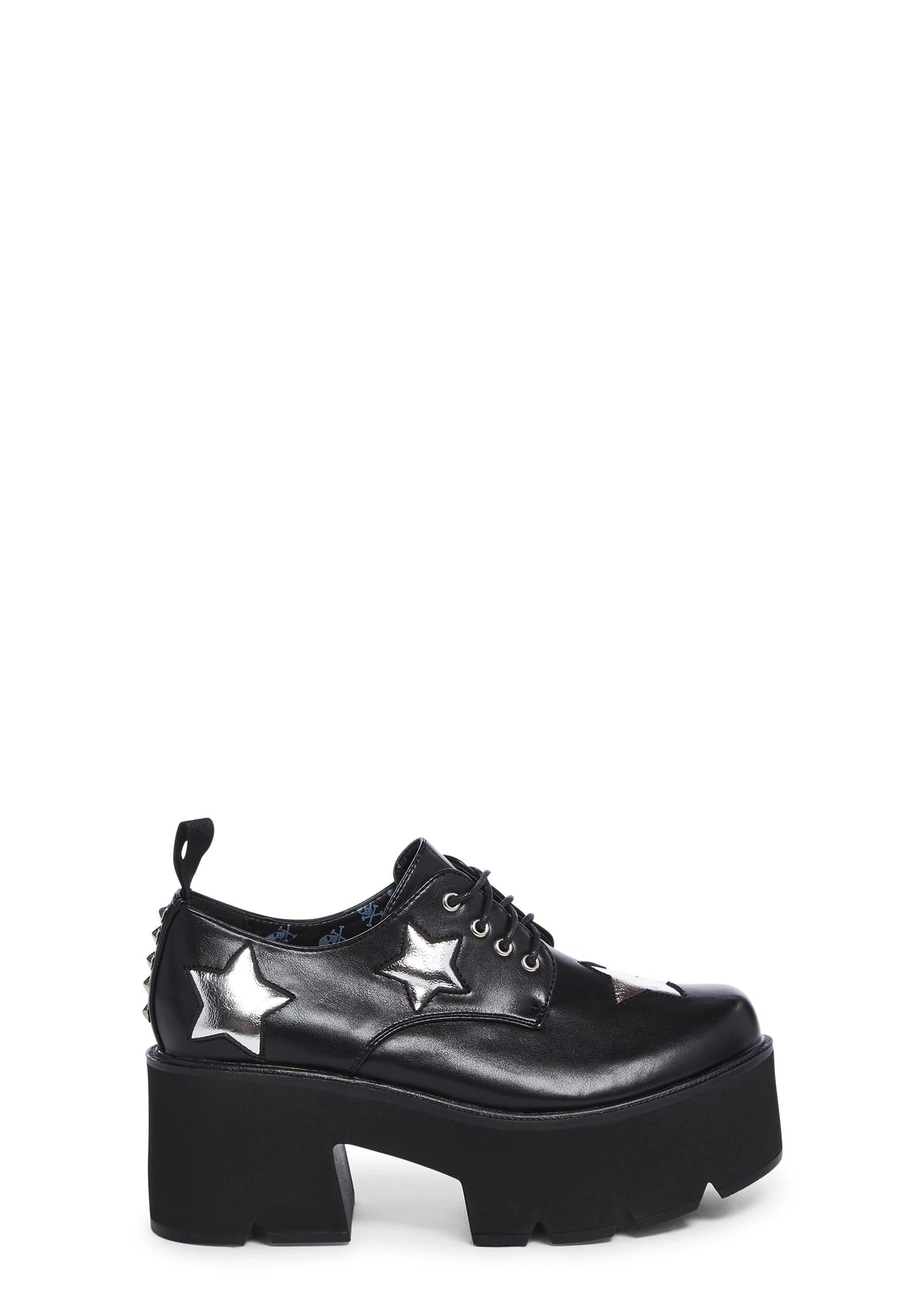 Starry Skies Platform Oxfords - Black