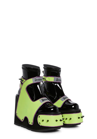 Transformer-808 Platform Knee High Boots