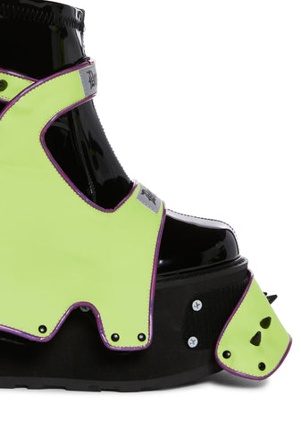 Transformer-808 Platform Knee High Boots