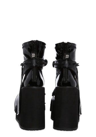 Transformer-808 Platform Knee High Boots