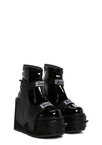 Transformer-808 Platform Knee High Boots