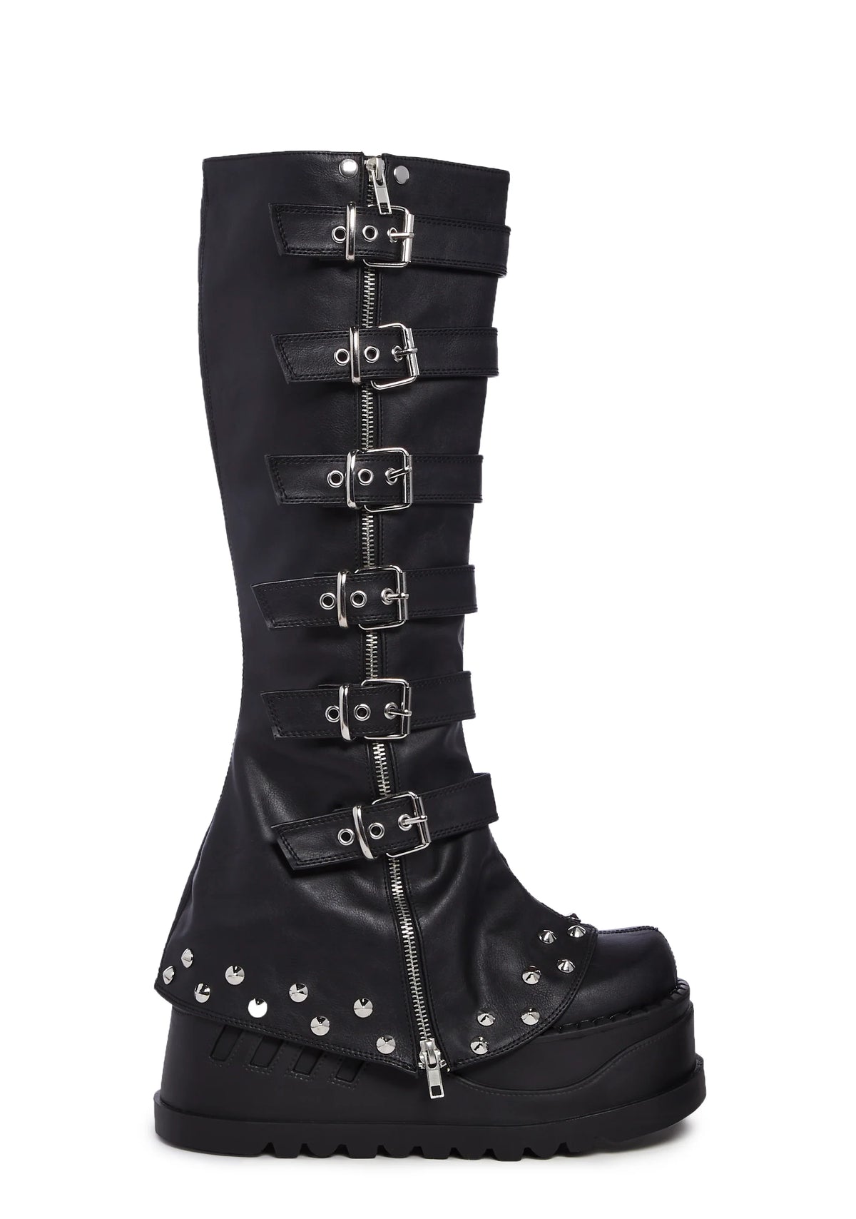 Stomp-223 Platform Knee High Boots