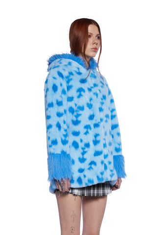 Sing Me A Song Faux Fur Coat