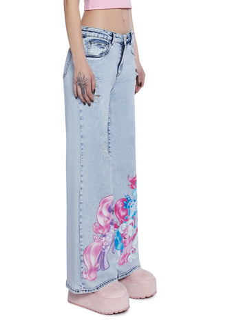 True Friend Wide Leg Jeans