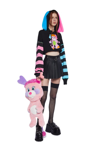 Pancake Popple Cropped Hoodie