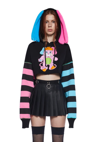 Pancake Popple Cropped Hoodie