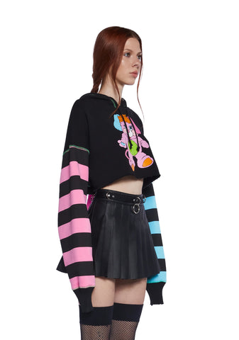 Pancake Popple Cropped Hoodie