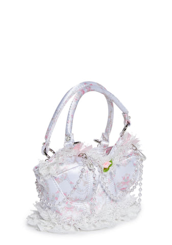 Debutante Bustier Handbag - Floral