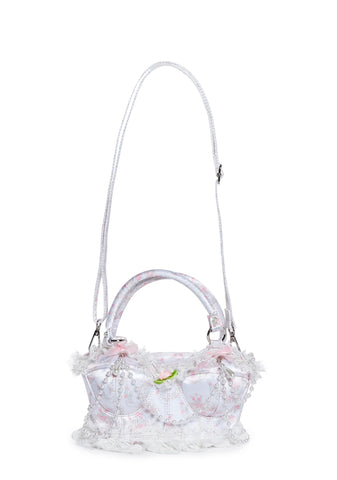 Debutante Bustier Handbag - Floral