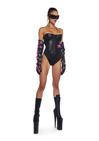 Superstar Bodysuit - Black