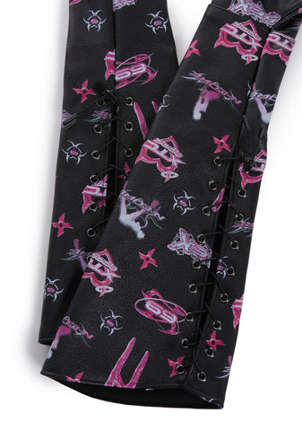 Fame Moto Gloves - Multi