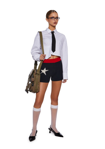 Liquorice Knit Shorts