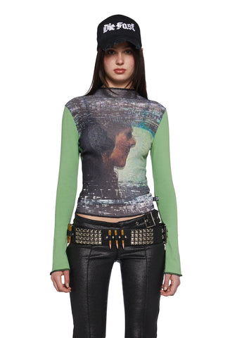 Analogue Long Sleeve Top