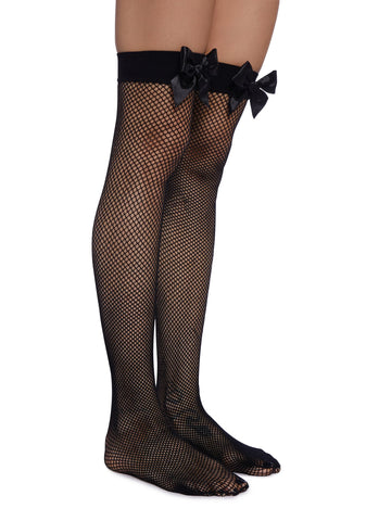 Runway Model Thigh Highs - Black