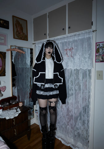 Runway Model Thigh Highs - Black