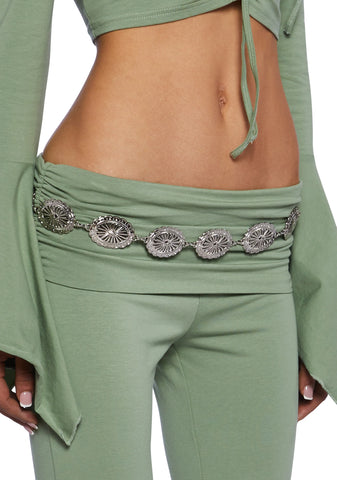 Western Romance Concho Belt