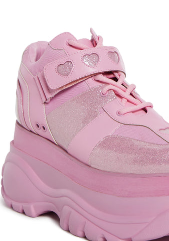 Fairywalker Platform Sneakers - Pink