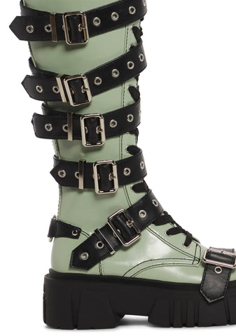 Artistic Anarchist Buckle Boots