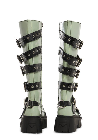 Artistic Anarchist Buckle Boots