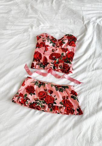 La Bella Vita Corset Top - Pink