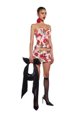 La Bella Vita Corset Top - Pink