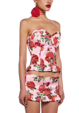 La Bella Vita Corset Top - Pink