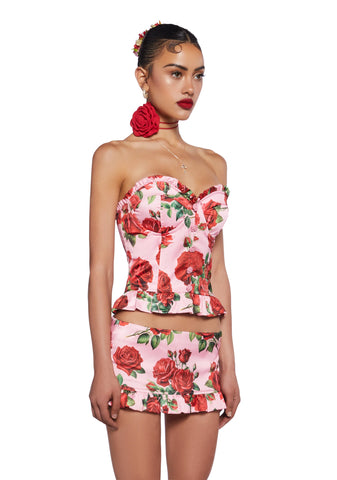 La Bella Vita Corset Top - Pink