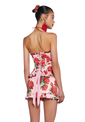 La Bella Vita Corset Top - Pink