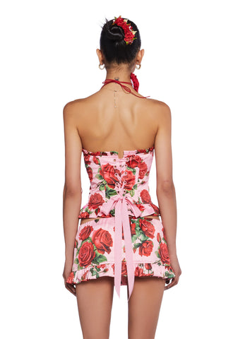 La Bella Vita Corset Top - Pink