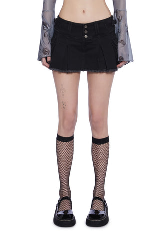 Break The Rules Pleated Cargo Mini Skirt