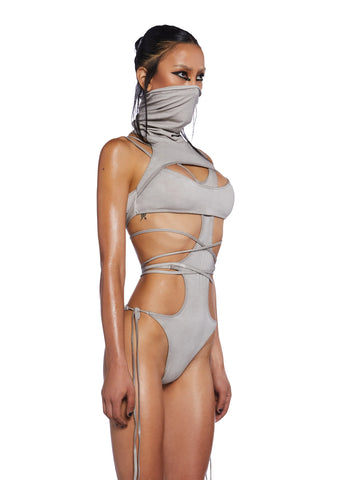 Downbeat Strappy Bleached Bodysuit
