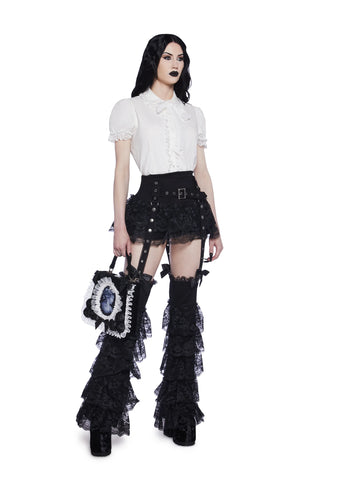 Sinister Sweetness Mini Skirt And Leg Warmers