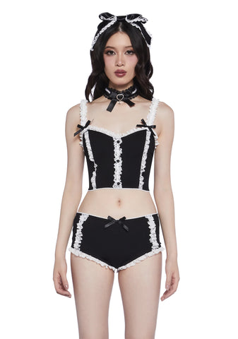 Mysterious Fancy Lingerie Set