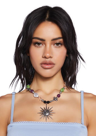 Sunbeam Vibes Pendant Necklace