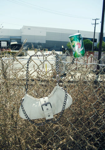 Charged Denim Shoulder Bag