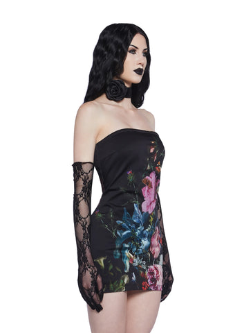 Beauty In Darkness Mini Dress