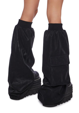 Downbeat Boot Covers With Cargo Pockets