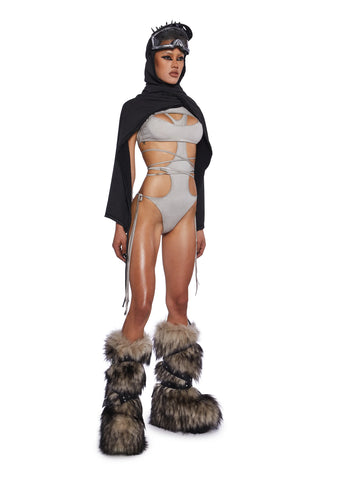 Downbeat Hooded Scarf