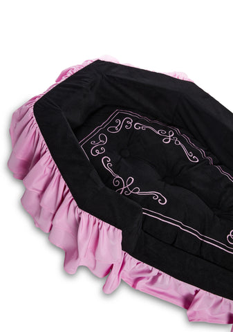 Bark N’ Bite Coffin Pet Bed - Pink