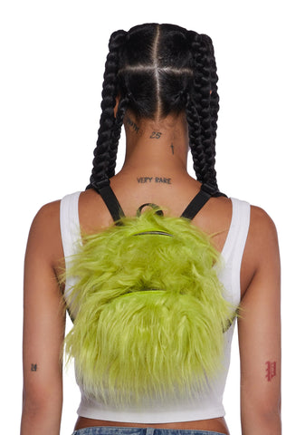 Case Of The Grumpies Fuzzy Backpack