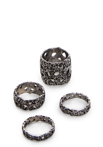 Organic Metal Ring Set