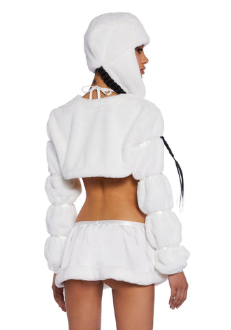 Abominable Doll Costume Set - White