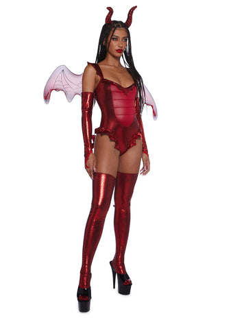 Fire Breathing Beauty Costume Set