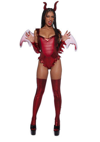 Fire Breathing Beauty Costume Set