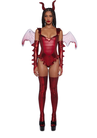 Fire Breathing Beauty Costume Set