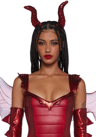 Fire Breathing Beauty Costume Set