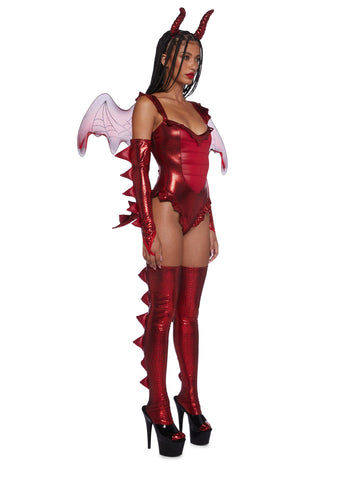 Fire Breathing Beauty Costume Set