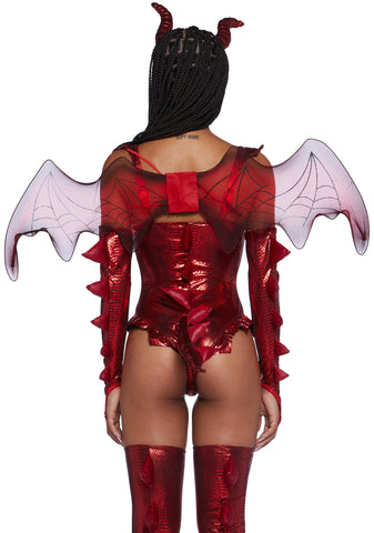 Fire Breathing Beauty Costume Set